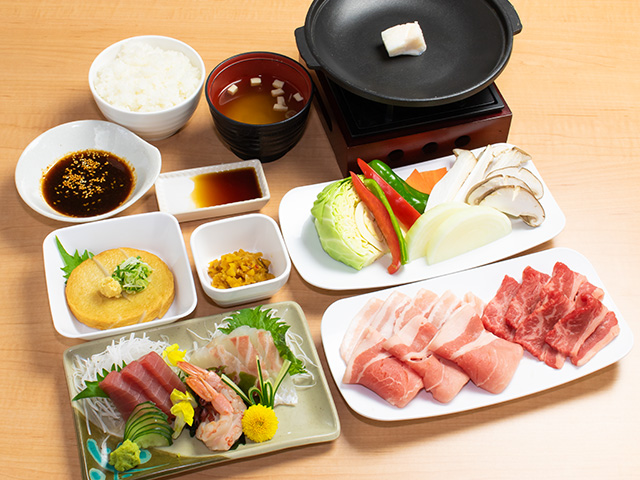 鉄板焼御膳